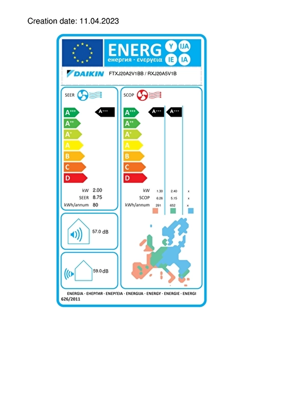 Daikin Emura FTXJ50AB 18000 BTU Klima